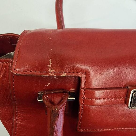 Botkier Nicola Large Red Leather Tote - Picture 7 of 12